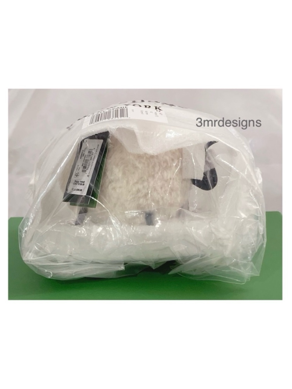 NWT Kate Spade ♠️FLUFFY SHEEP Faux Shearling Leather Strap Bag Charm/ Key Chain - Picture 9 of 12